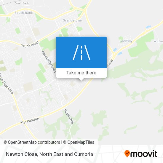 Newton Close map