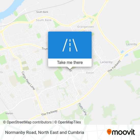 Normanby Road map