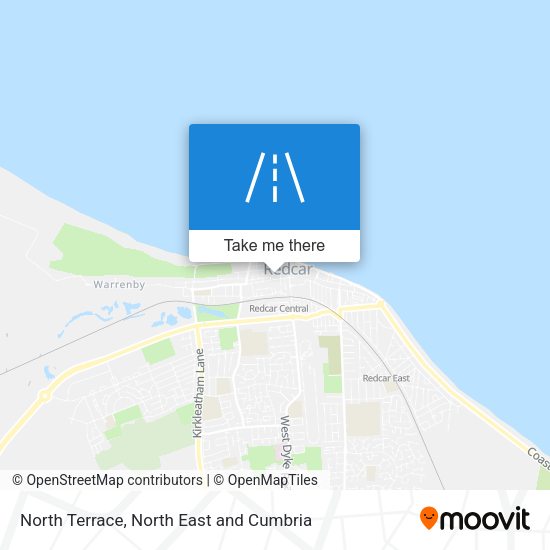 North Terrace map