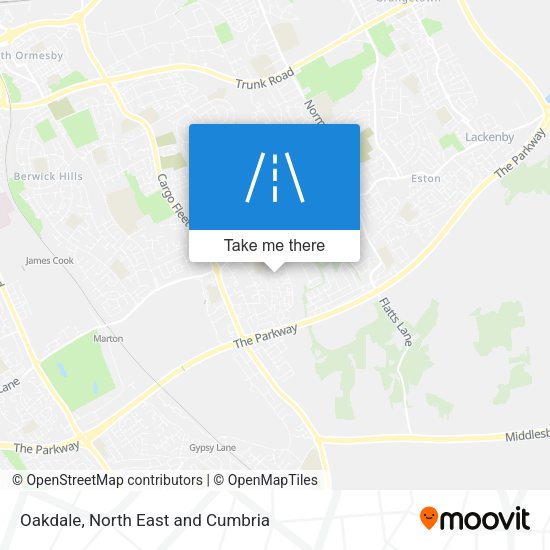 Oakdale map