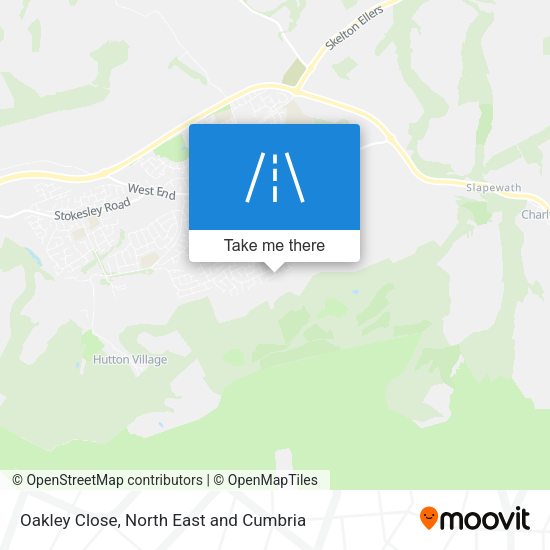 Oakley Close map
