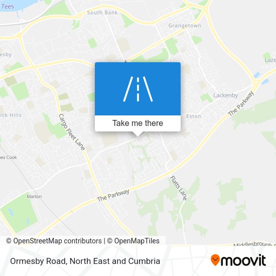 Ormesby Road map