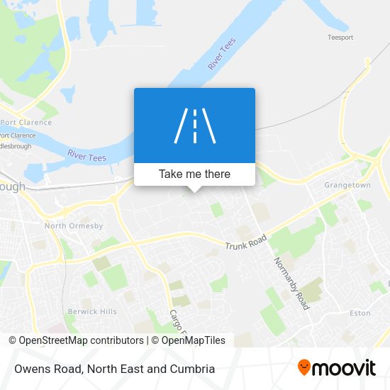 Owens Road map