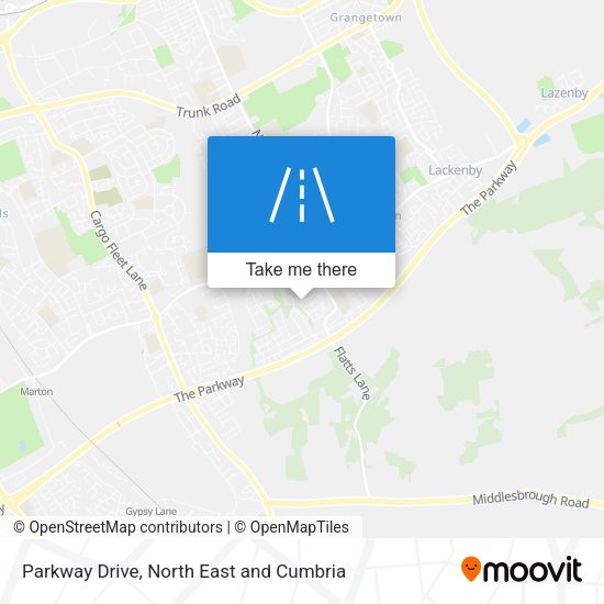 Parkway Drive map