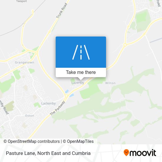 Pasture Lane map