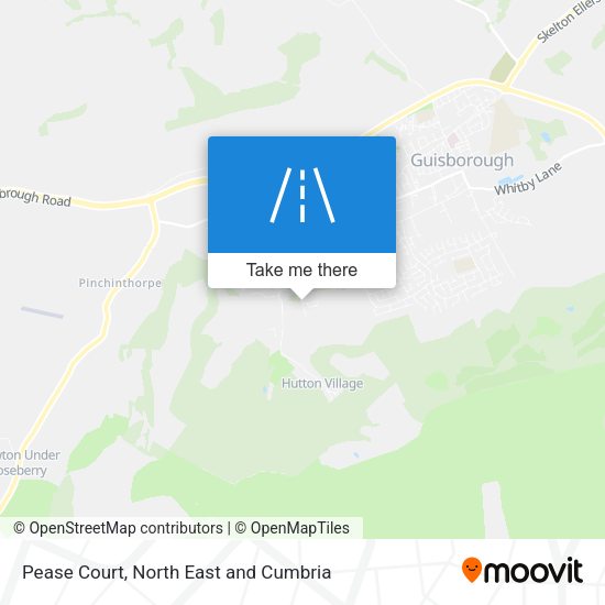 Pease Court map