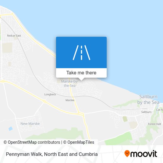 Pennyman Walk map