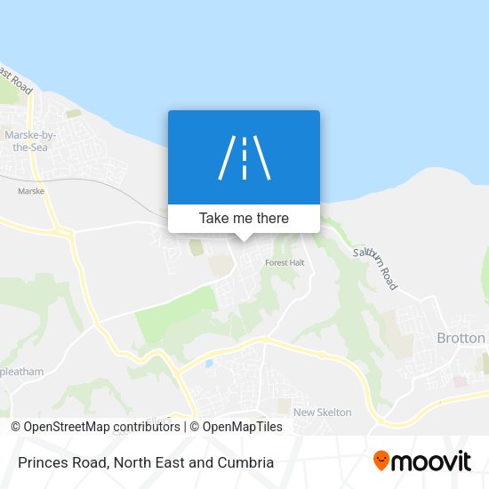 Princes Road map