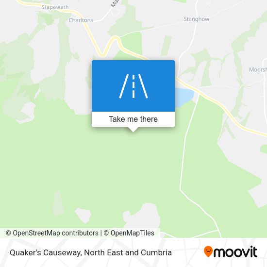 Quaker's Causeway map