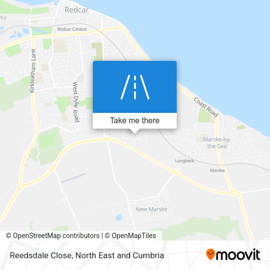 Reedsdale Close map