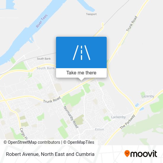 Robert Avenue map