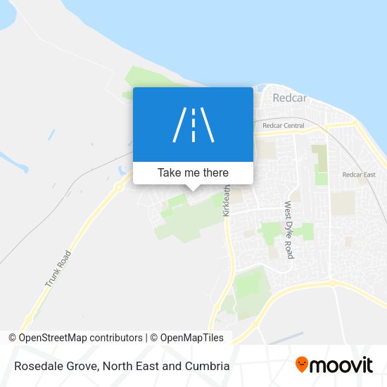 Rosedale Grove map