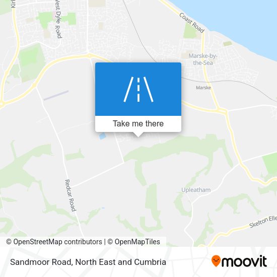 Sandmoor Road map