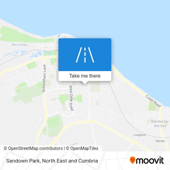 Sandown Park map