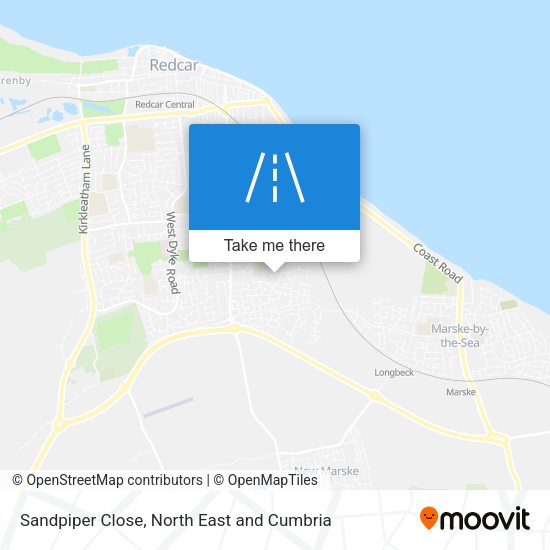 Sandpiper Close map