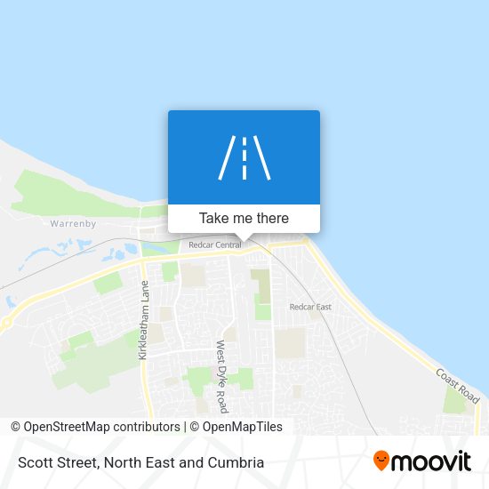 Scott Street map