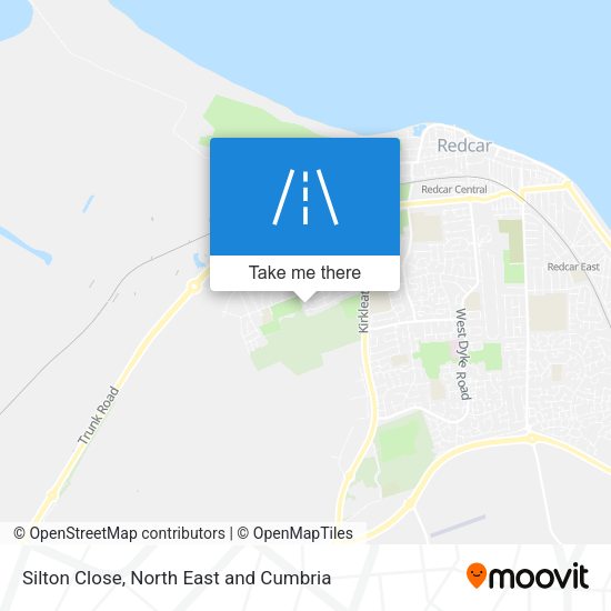 Silton Close map