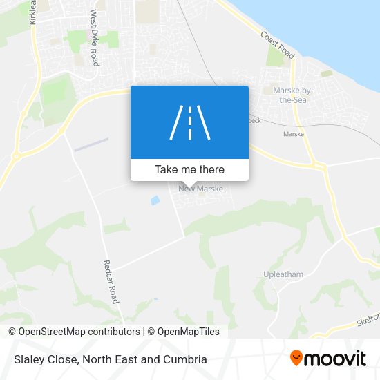Slaley Close map