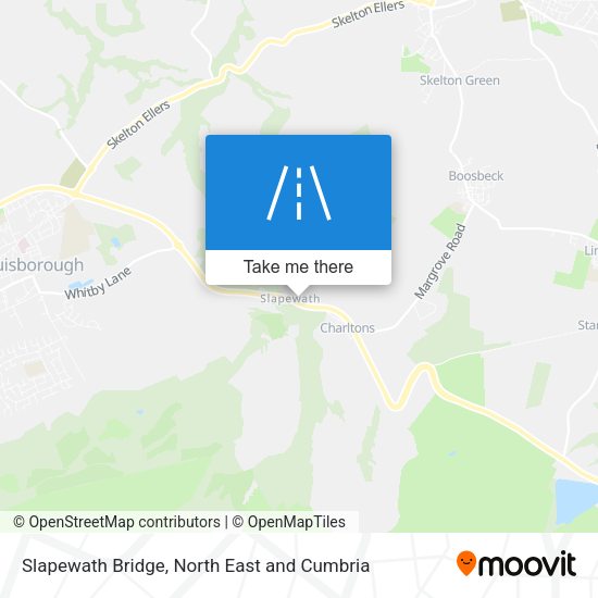 Slapewath Bridge map