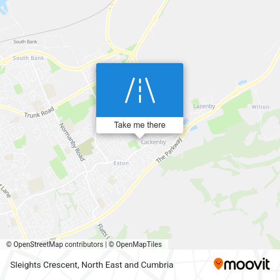 Sleights Crescent map