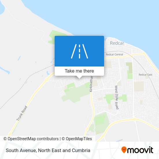 South Avenue map