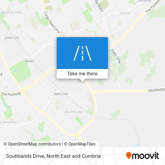 Southlands Drive map