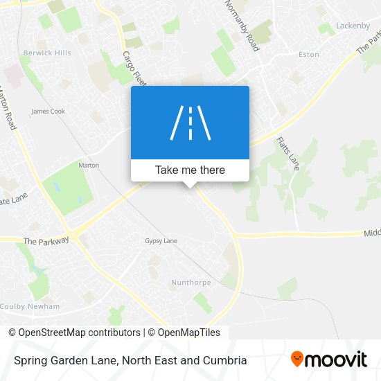 Spring Garden Lane map