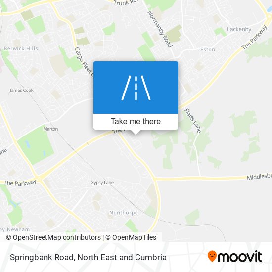 Springbank Road map