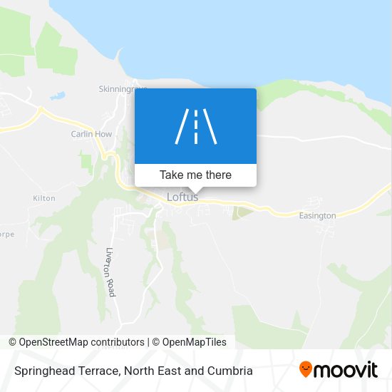 Springhead Terrace map