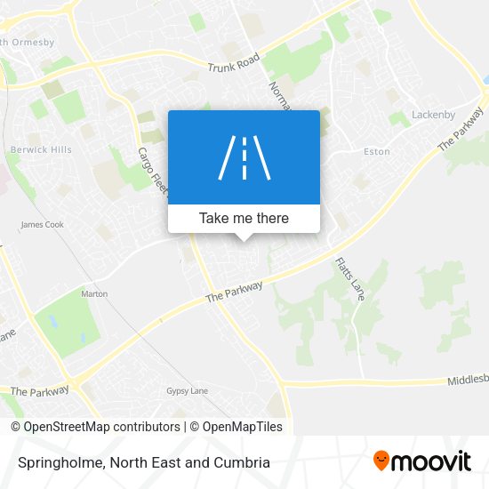 Springholme map