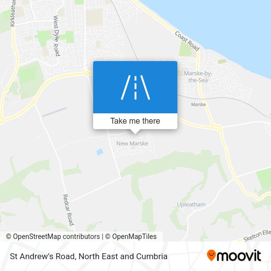 St Andrew's Road map