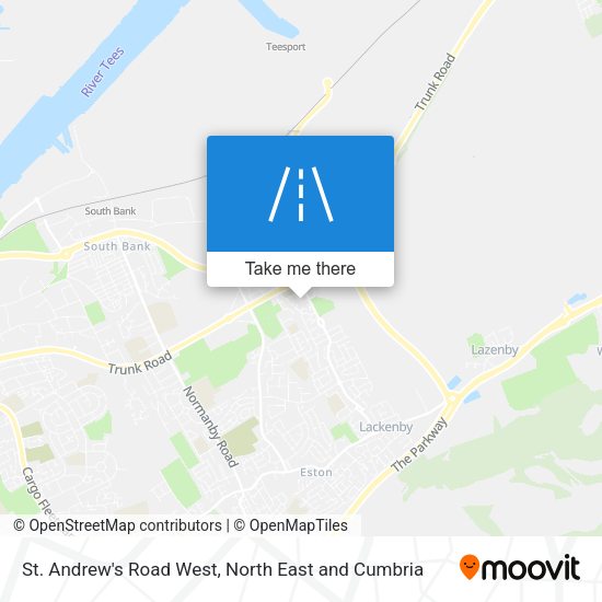St. Andrew's Road West map
