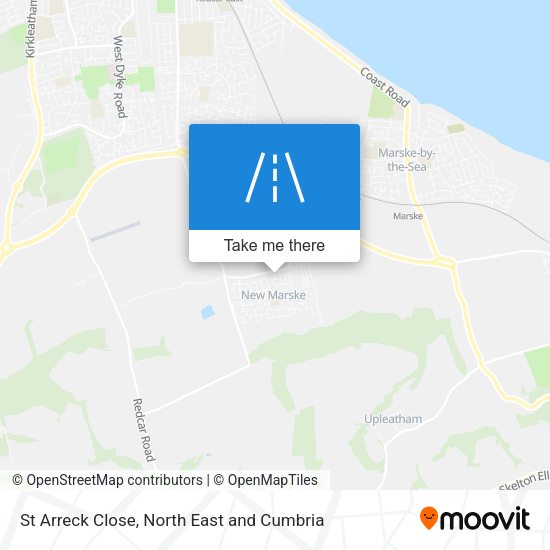 St Arreck Close map