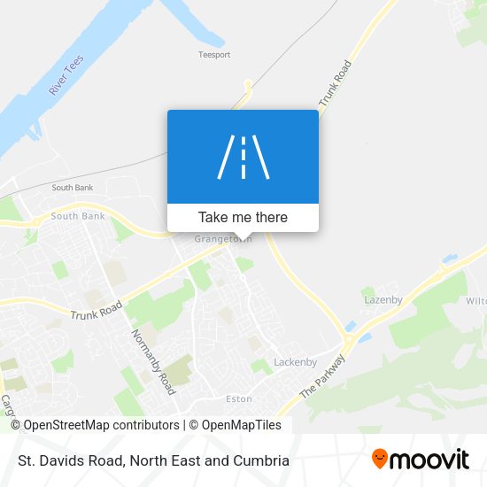 St. Davids Road map