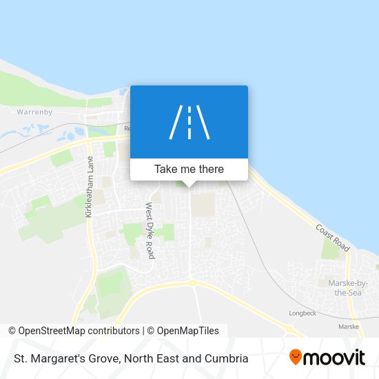 St. Margaret's Grove map