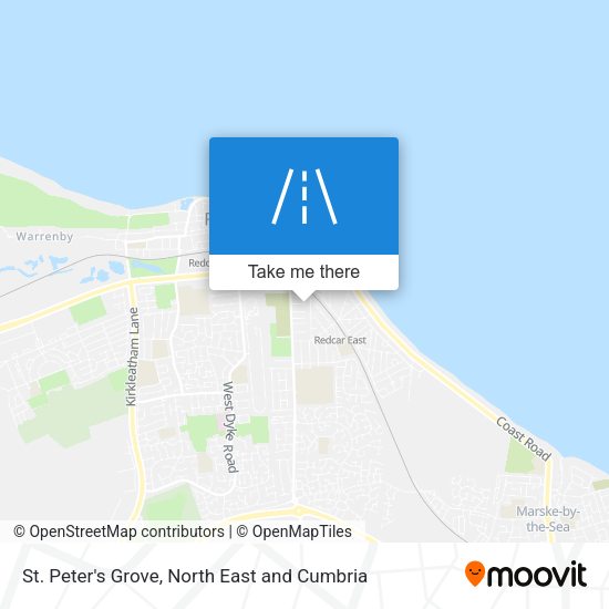 St. Peter's Grove map