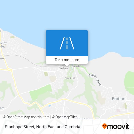 Stanhope Street map