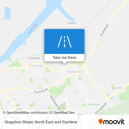 Stapylton Street map