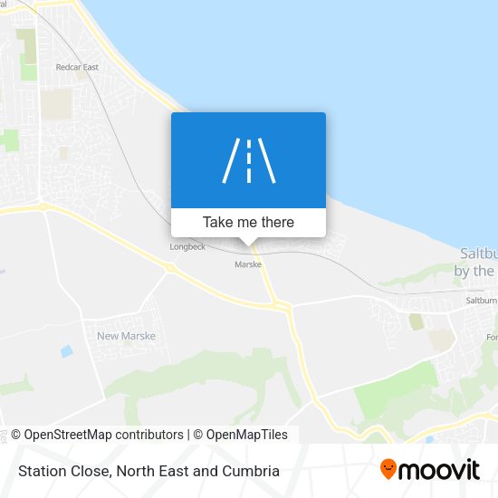 Station Close map