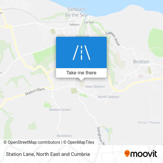 Station Lane map