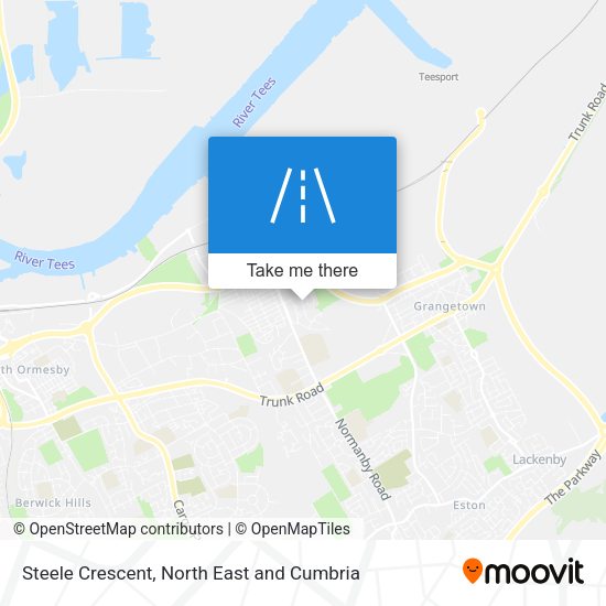 Steele Crescent map