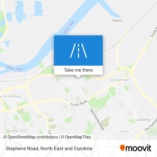 Stephens Road map