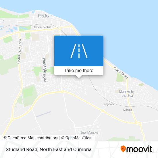 Studland Road map