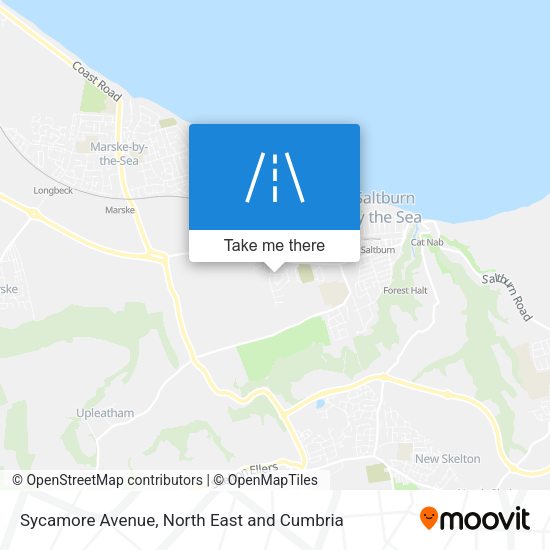 Sycamore Avenue map