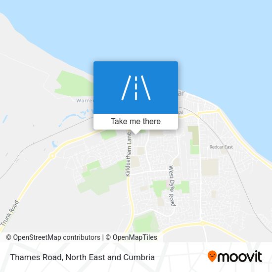 Thames Road map