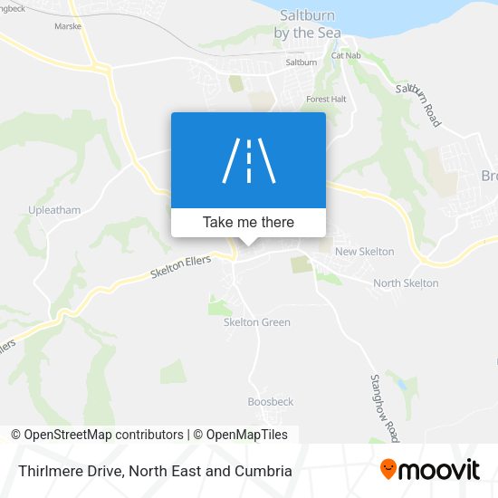 Thirlmere Drive map