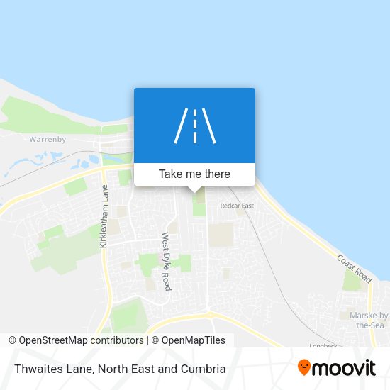 Thwaites Lane map