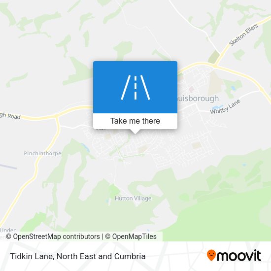 Tidkin Lane map