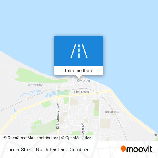 Turner Street map