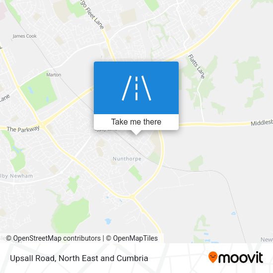 Upsall Road map